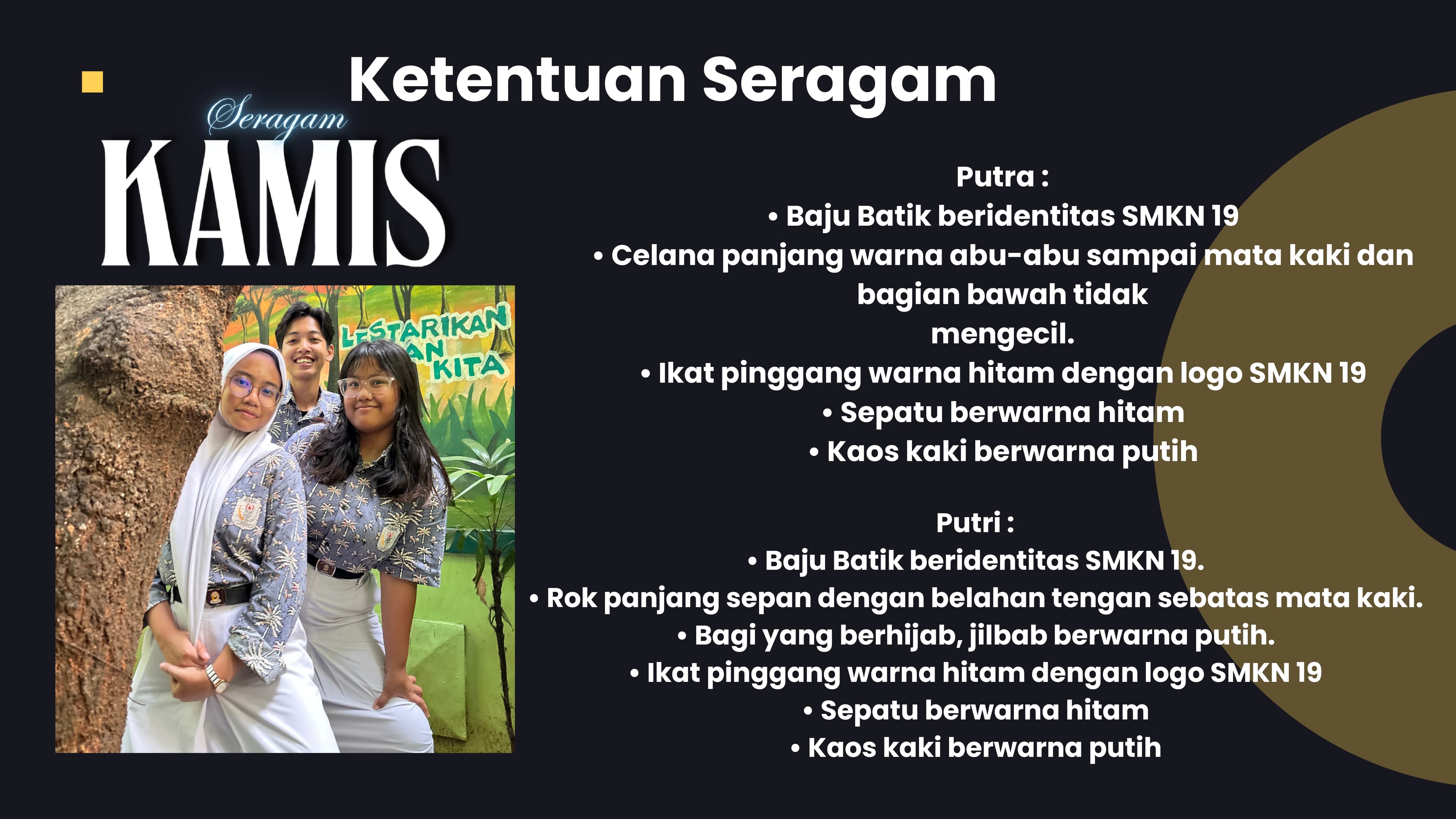 Seragam — Seragam Murid Hari Kamis
